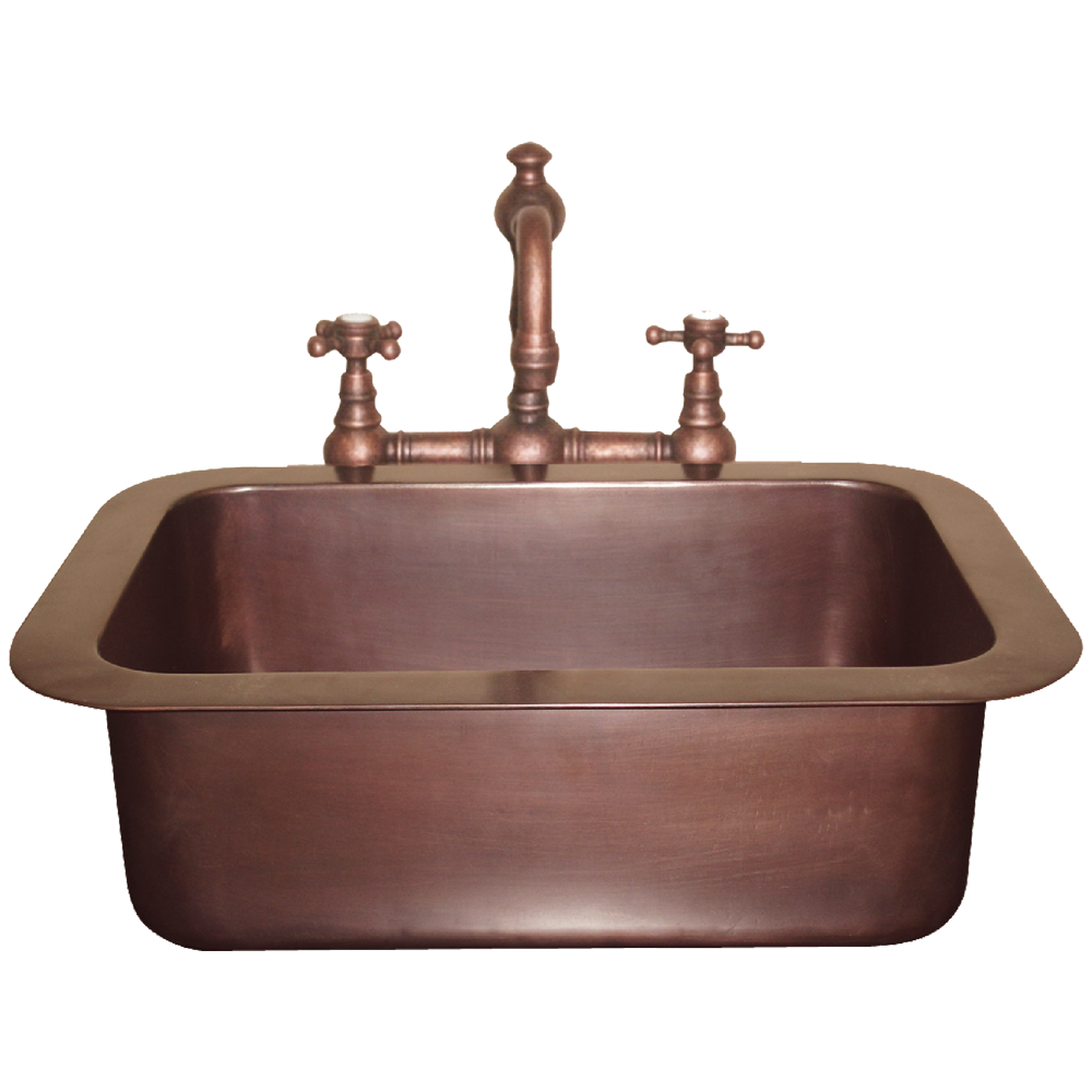 Copper Sink Single Well by Coppersmith Creations