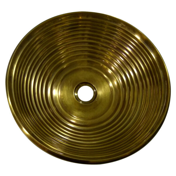 Cast Bronze Sink Round Antique Bronze Finish by Coppersmith Creations