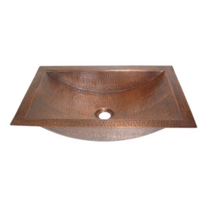 Copper Sink Rectangular Design by Coppersmith Creations