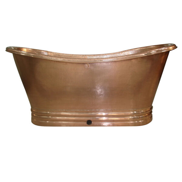 Copper Bathtub Shiny Copper Hand Tinned by Coppersmith Creations