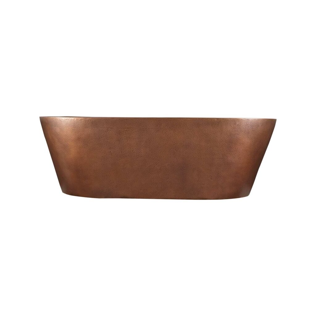 Hammered Double Wall Copper Bathtub