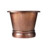 Pedestal Copper Bathtub