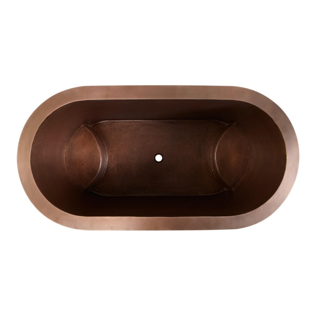 Double Walled Copper Bathtub