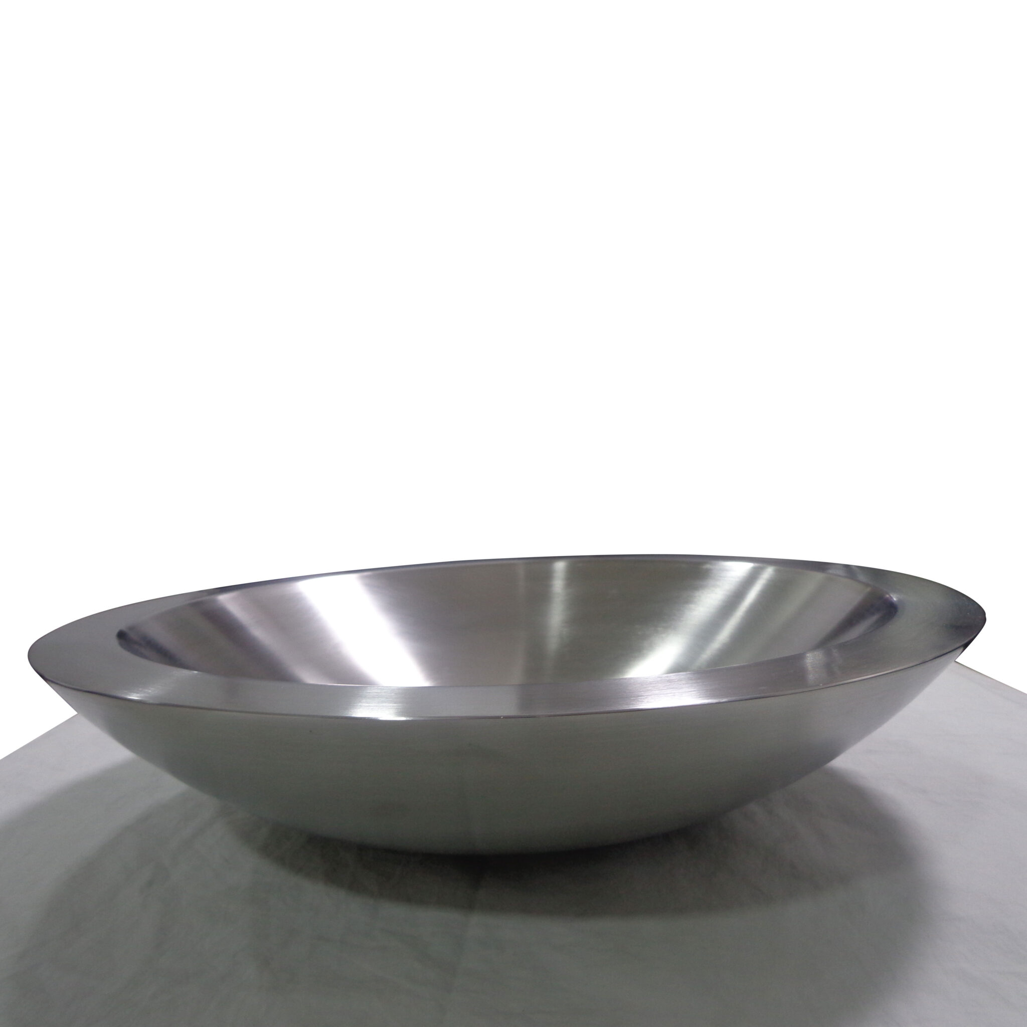 Shallow Steel Double Wall Steel Sink Shallow - Coppersmith® Creations
