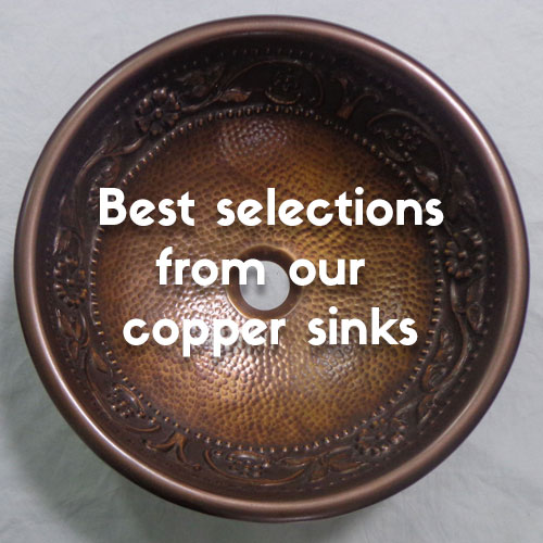 best selections from our copper sinks