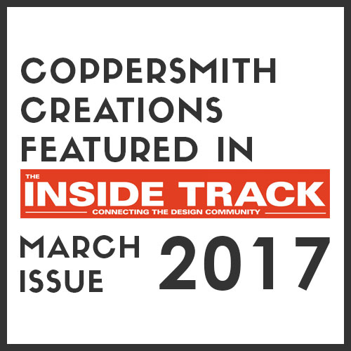 Coppersmith Creations featured in the Inside Track