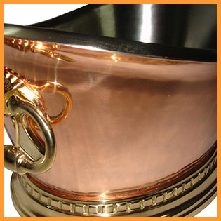 Copper Beverage Tub Serving Panache