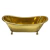 Clawfoot Brass Bathtub