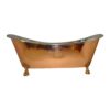 Copper Clawfoot Bathtub Nickel Inside