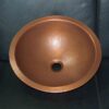 Round Hammered Copper Bowl Sink