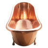 Copper Clawfoot Tub Full Copper Finish