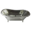 Clawfoot Copper Bathtub Full Nickel Finish