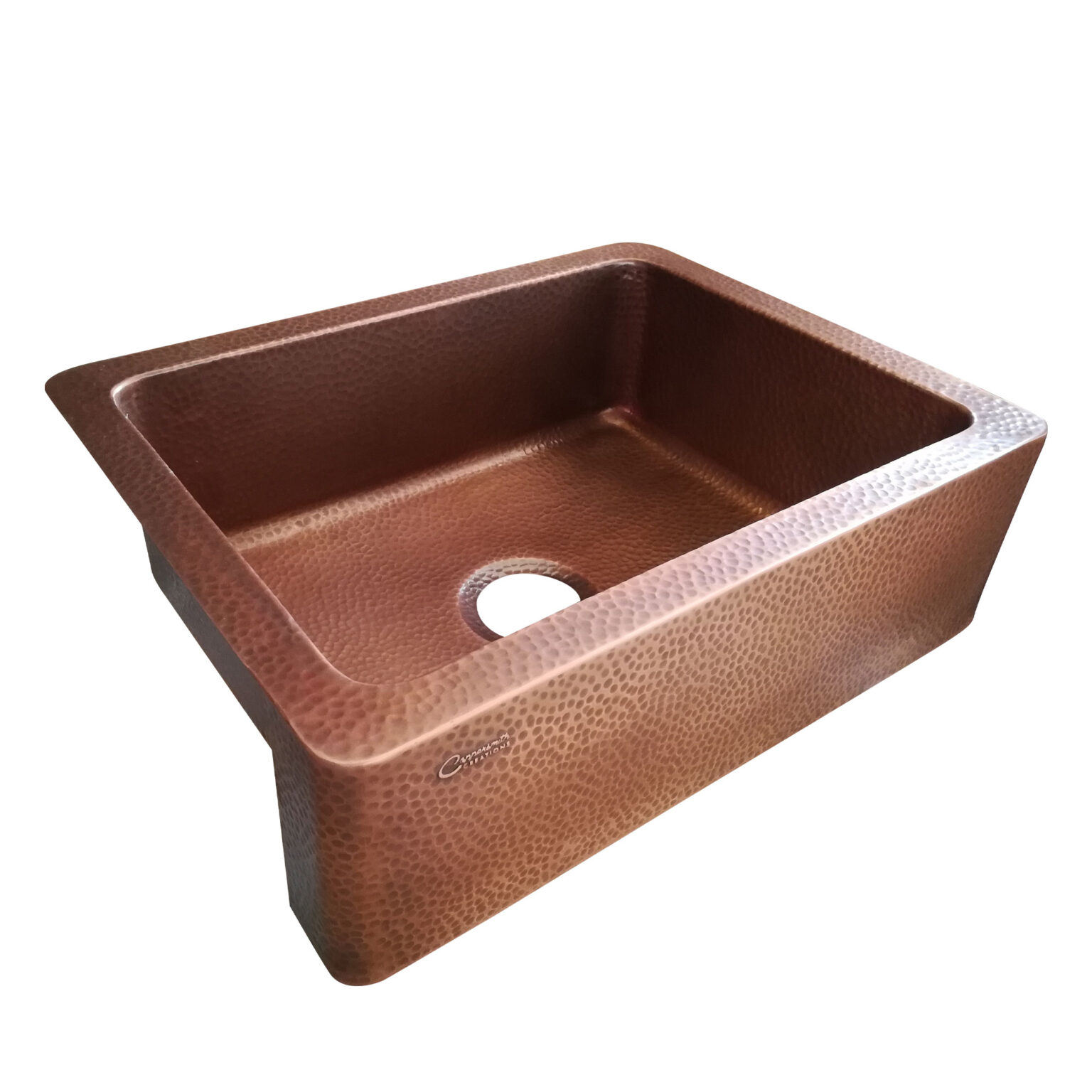 Copper Sink Hammered Front Apron Coppersmith® Creations