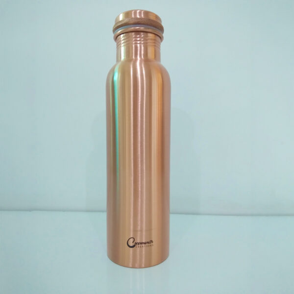 Copper Water Bottle Matt Finish