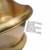 Slanting Base Brushed Brass Bathtub Full Brass