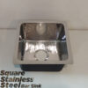Square Stainless Steel Bar Sink - Image 2