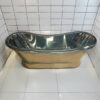 2000mm Slanting Base Brass Bathtub Nickel Interior (No Branding Plaque)